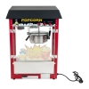 Royal Catering Barowa maszyna do popcornu z czarnym daszkiem