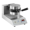 Royal Catering Gofrownica obrotowa do gofrów okrągłych ćwiartek śr. 18cm