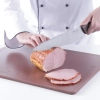 Nóż kucharski do wędlin i gotowanych mięs HACCP 385mm - brązowy - HENDI