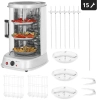 MINI opiekacz grill do kebaba gyrosa ryb warzyw pionowy 4w1 1800W Royal