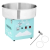 Royal Catering Maszyna do waty cukrowej turkusowa śr. misy 520mm + miarka