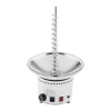 Royal Catering Fontanna do FONDUE z czekolady stalowa 4 piętra 230W