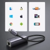 UGREEN Zewnętrzna karta sieciowa USB Typ C - RJ45 1Gbps