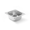 Pojemnik GN 1/6 stalowy Kitchen Line wys. 65 mm - Hendi 806623