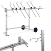 MSW Stojak wózek lakierniczy obrotowy 360 do 90 kg 6 ramion STANDARD