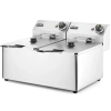 Frytownica gastronomiczna podwójna Kitchen Line 7kW 230V 2 x 8L - Hendi