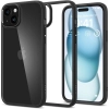 SPIGEN Etui Ultra Hybrid na iPhone 15 czarny mat