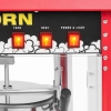 Royal Catering Barowa maszyna do popcornu z czerwonym daszkiem