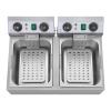 Royal Catering Frytownica nastawna gastronomiczna elektryczna TIMER 230 V