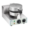 Royal Catering Gofrownica okrągła pojedyncza TEFLON gofr o średnicy 18,5cm