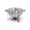 Podgrzewacz do potraw na pastę okrągły stalowy śr. 390mm 3.5l - Hendi