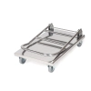 Royal Catering Wózek platformowy składany stalowy HoReCa platforma 70x52cm
