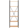 FROMM&STARCK STAR_BC_05 – regał loftowy na książki, 6 półek, 60 × 28 ×