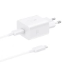Ładowarka sieciowa Samsung USB-C 45W 4.05A z kablem USB-C 1.8m - biała