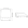 Waga kontrolna OHAUS Valor 2000 V22PWE30T, 30 kg / 5 g, IPX8