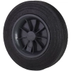 PRO-LINE Koło kółko do kubła kontenera na odpady gumowe śr. 200mm
