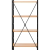 FROMM&STARCK STAR_BC_05 – regał loftowy na książki, 6 półek, 60 × 28 ×