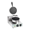Royal Catering Gofrownica okrągła pojedyncza TEFLON gofr o średnicy 18,5cm