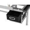 FROMM&STARCK STAR_DESK_10 – mobilne biurko kreślarskie ze szklanym blatem