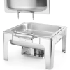 Hendi Podgrzewacz do potraw na pastę świeczki stal satynowana GN 2/3