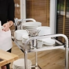 Royal Catering Wózek kelnerski 2 półkowy za stali nierdzewnej