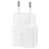 Ładowarka sieciowa GaN Samsung 25W SFC z kablem USB-C - biała