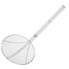 Cedzak sitko do smażenia w głębokim oleju ze stali nierdzewnej śr. 240 mm
