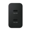 Ładowarka sieciowa Samsung Power Adapter Duo 2x USB-C 50W - czarna