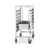 Wózek do transportu pojemników 7 x GN 1/1 z blatem roboczym - Hendi 810668