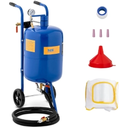 MSW Piaskarka syfonowa mobilna z regulacją ciśnienia 60-125 psi 40 l