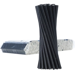 GSG24 Słomki papierowe BIO ekologiczne PAPER STRAWS 6/205mm - czarne