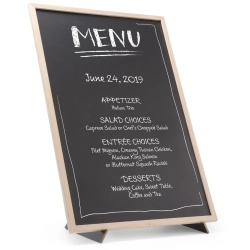 Tablica informacyjna reklamowa MENU z podstawą podpórką 40x60 cm - Hendi