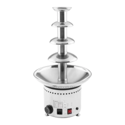 Royal Catering Fontanna do FONDUE z czekolady stalowa 4 piętra 230W