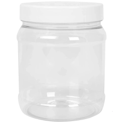GSG24 Słoik okrągły z pokrywką gwint 100/400 transparentny 1000ml