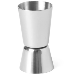 Bar Up Miarka barmańska do alkoholu dwustronna stalowa 25 / 35 ml - Hendi