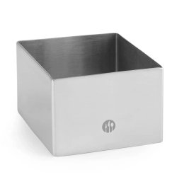 Forma kucharska cukiernicza kwadratowa do ciast potraw 80x80x(H)45mm Hendi