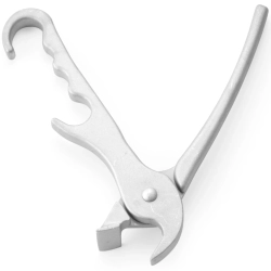 Chwytak uchwyt do blach blaszek do pizzy aluminiowy dł. 200 mm - Hendi