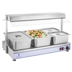 Royal Catering Elektryczna płyta taca grzewcza kompaktowa 3 lampy