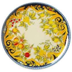 Hendi Talerz do pizzy z porcelany wytrzymały Blackboard Napoli śr. 33 cm