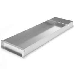 Blacha aluminiowa cukiernicza zamykana podłużna 580x200x(H)50mm Hendi