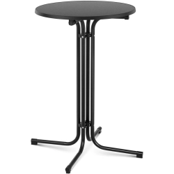 Royal Catering Stół stolik barowy okrągły wysoki składany śr. 70 cm wys
