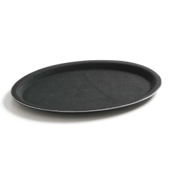 Hendi Taca kelnerska antypoślizgowa owalna 20x26.5cm - czarna