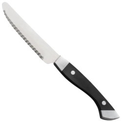 Nóż do steków z ząbkami nierdzewny uchwyt z tworzywa POM dł. 130 mm