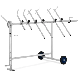 MSW Stojak wózek lakierniczy obrotowy 360 do 90 kg 6 ramion STANDARD