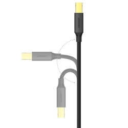 UGREEN Kabel przewód do drukarki USB 2.0 - USB-B 1.5m czarny