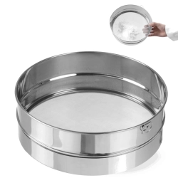 Sito piekarnicze gęste do przesiewania mąki śr. 247mm stalowe - Hendi
