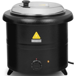 Royal Catering Kociołek termos garnek elektryczny do zupy 13 l 600 W czarny