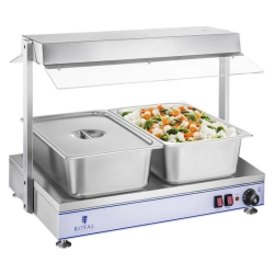 Royal Catering Elektryczna płyta taca grzewcza kompaktowa 2 lampy