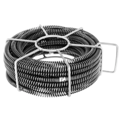 MSW Spirala przepychacz sprężyna do rur hydrauliczna 6 x 2.45 m śr. 16 mm