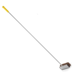 Szczotka do pieca do pizzy z naturalnym twardym włosiem 220x70x(H)1700mm